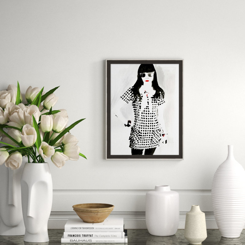 Allure 1' Framed Print on Glass