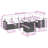 Vidaxl Garden Sofa Set Brown, Cream White