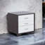 Chic table d'appoint rectangulaire avec plusieurs tiroirs pour un rangement élégant, parfait pour organiser et décorer n'importe quelle pièce.