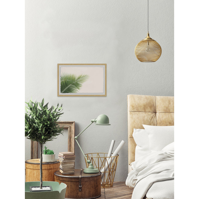 Palm Angles - Single Picture Frame Print, 61 cm H x 91 cm W x 4 cm D