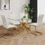 Table en verre de style moderne