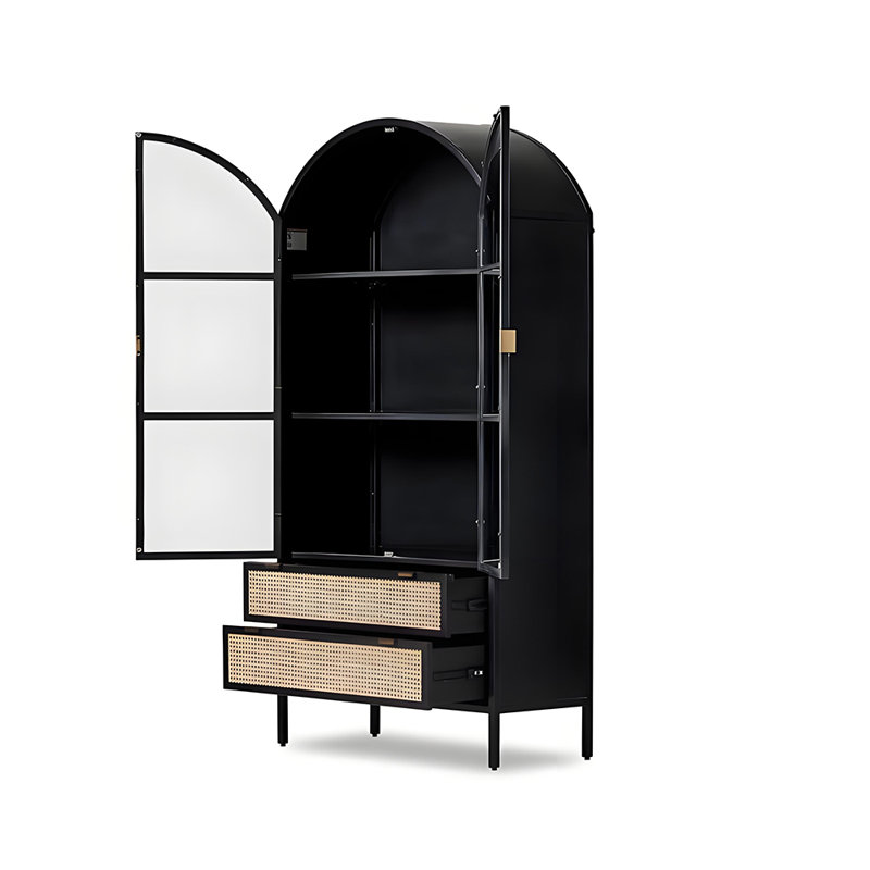 American style light luxury bookcase