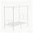 Twin Metal Canopy Bed Frame with Headboard and Storage, Modern Kids Platform Bed-660076416