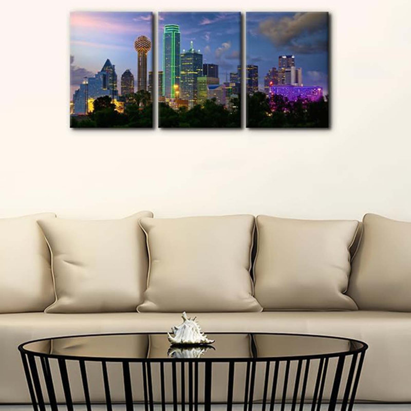 3 Piece Wrapped Canvas Wall Art