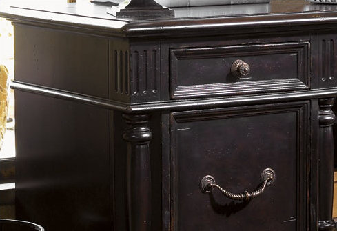 Kingstown Admiralty Credenza Executive Desk with Chair