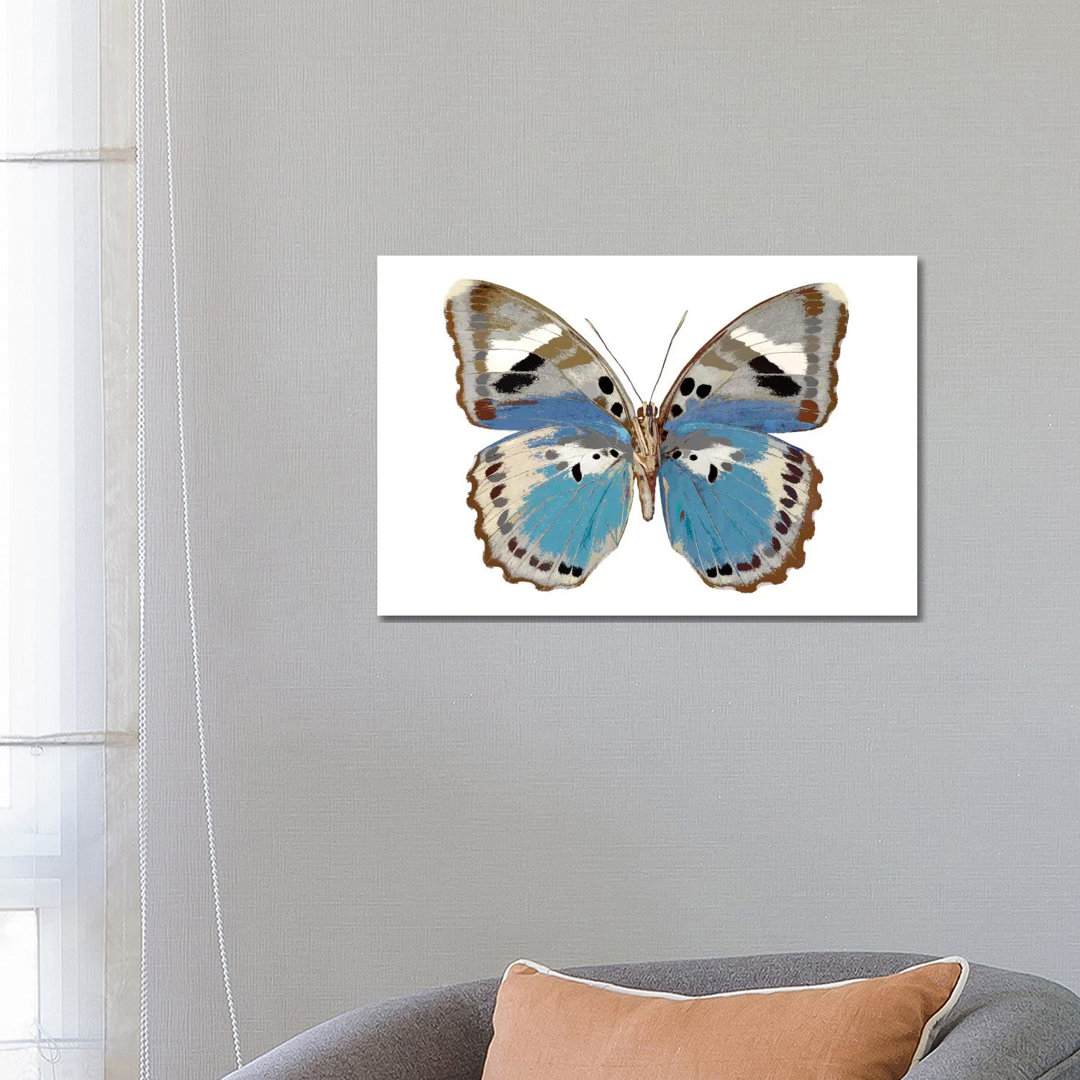 Schmetterling in Rosa I von Julia Bosco - Galerie-verpackte Leinwand Giclée auf Leinwand