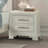 Nightstand W/ USB, Creamy White