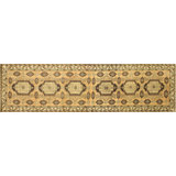 One-of-a-Kind Hand-Knotted 1960s 3'2" x 11'11" Runner Wool Area Rug in Beige