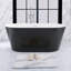 Baignoire de trempage autoportante en acrylique 59 po. X 29,5 po.-100788084
