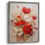 Reproduction encadrée FLORAL Series CCCCXVII - bois massif-665013925
