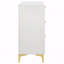 Commode 6 tiroirs, rectangulaire