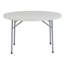 Table ronde pliante robuste avec 4 chaises