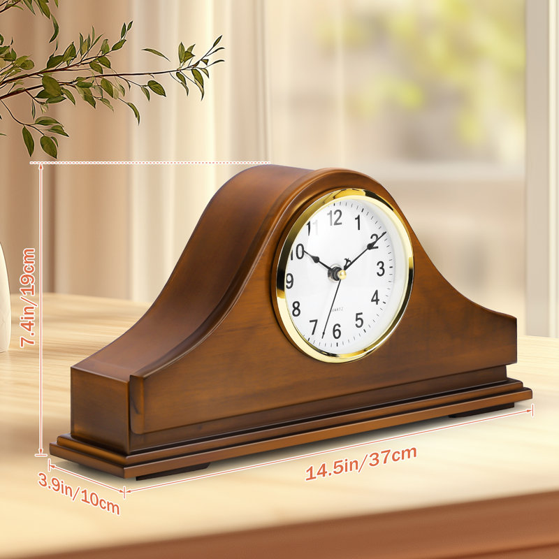 Horloge de cheminée - rouge