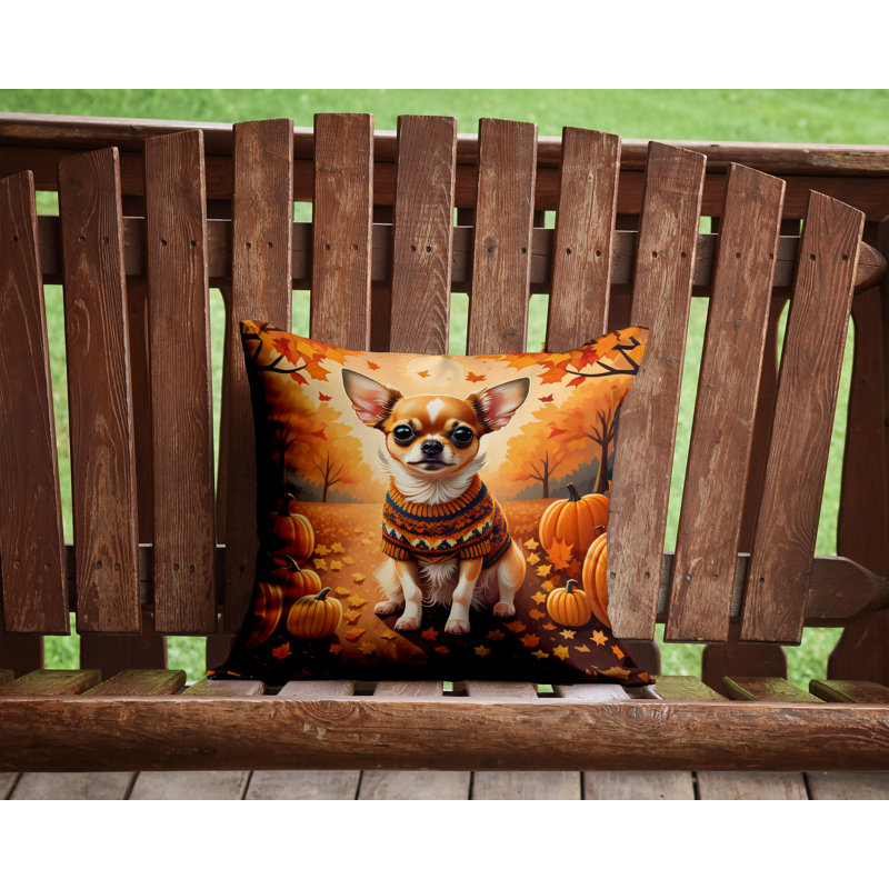 Coussin décoratif intérieur / extérieur en polyester Autre / Sans motif, 14 po x 14 po