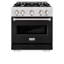ZLINE 30" Classic DuraSnow Gas Range w/ 4 Burners & Convection Oven w/ White Door-888403830