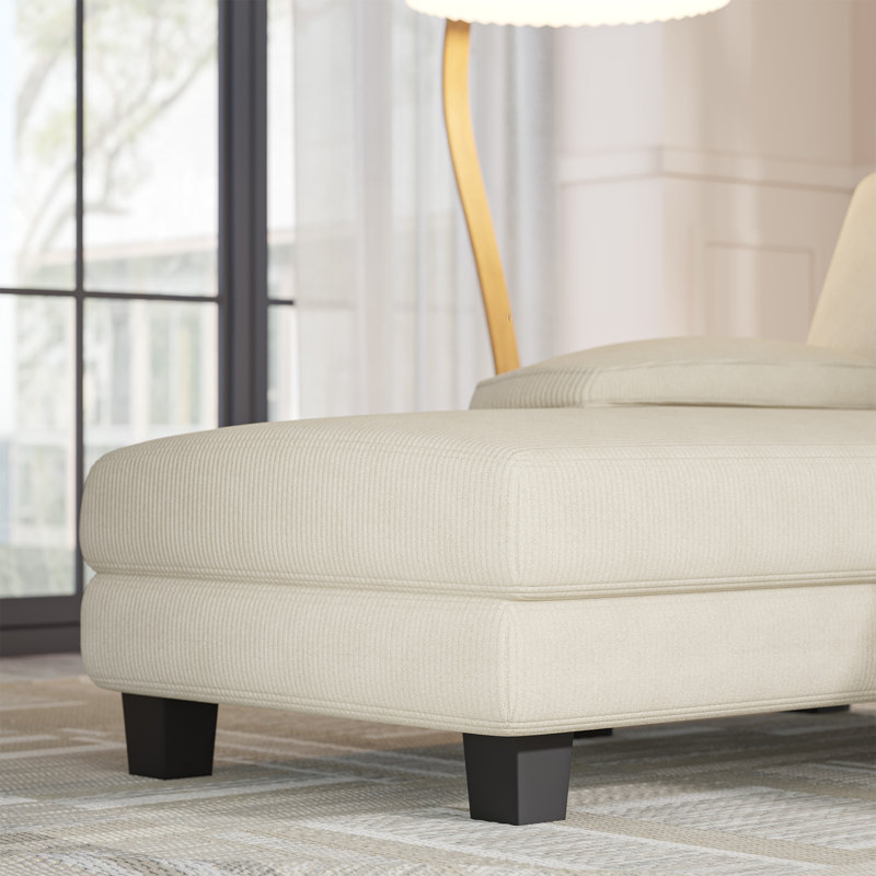 Canapé modulaire rembourré 2 pièces Struckle, Beige