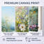 Simplity Wreath Green Flower Field - Art mural grand champ de fleurs-728263408-728263409