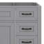 Meuble-lavabo 36 po sans lavabo, base d'armoire seulement, armoire de rangement avec portes et tiroirs, cadre solide et panneau de fibres à densité moyenne-1687411696-1687411701