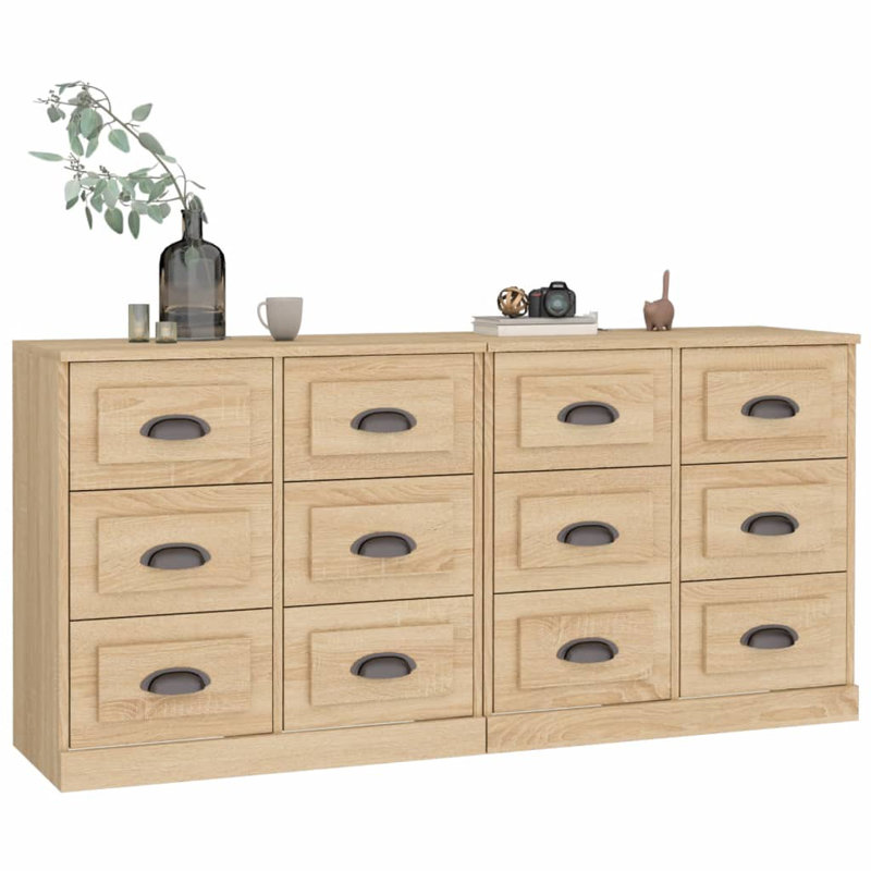 Bryker Display Cabinet, Sonoma Oak