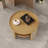 2-Tiered Round  Coffee Table With Storage
