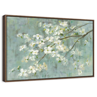 Dogwood In Spring On Blue