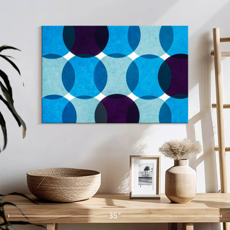 Cercle abstrait Avery, H 16 po x l 24 po