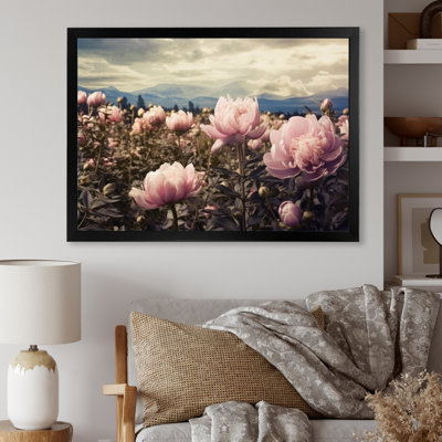 " Pink Peony Field "