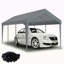 Housse de remplacement pour abri d'auto 12 x 20 pi, bâche imperméable et protégée contre les rayons UV avec 76 boucles élastiques pour l'abri de garage, cadre non inclus-126319682-126319681