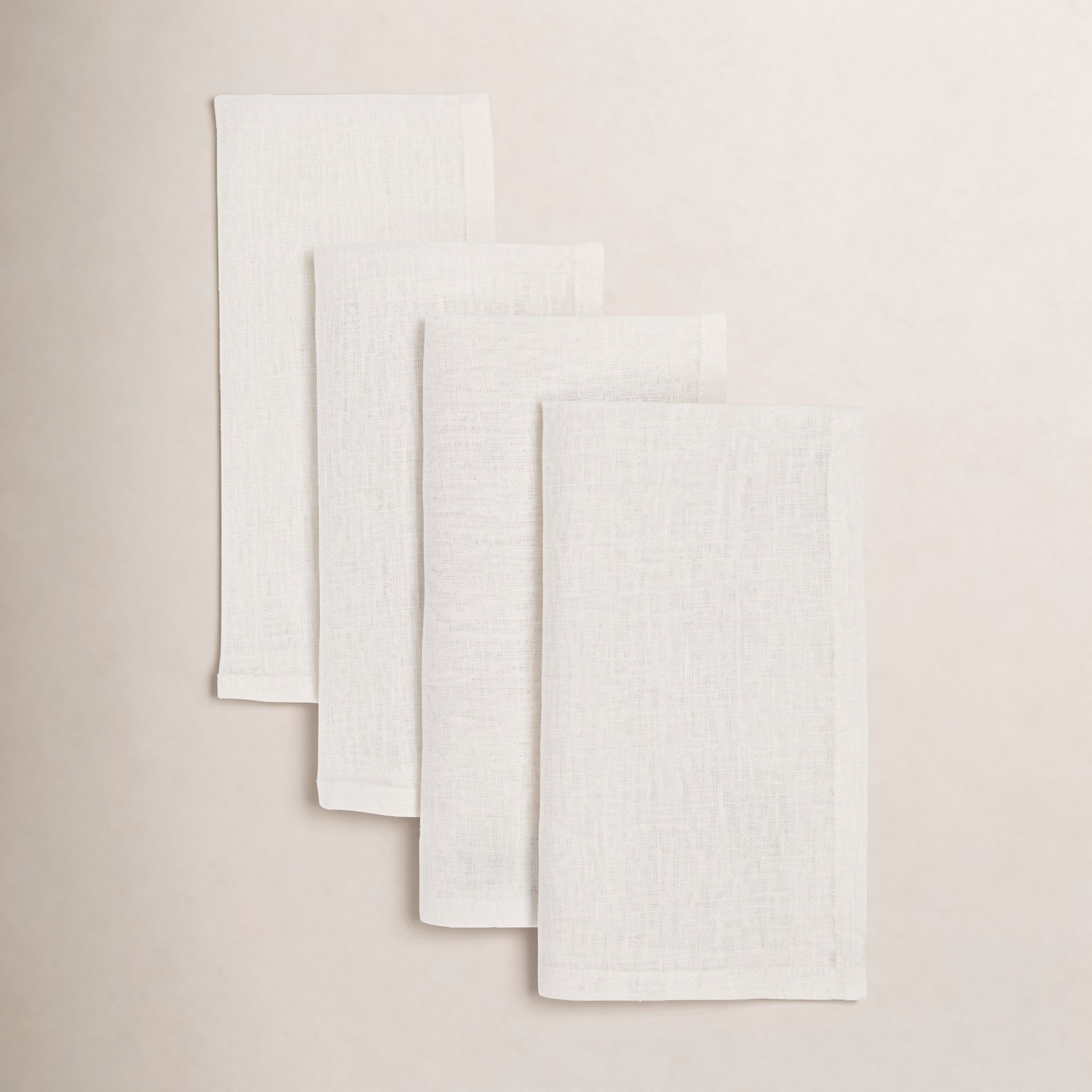 100% Linen Napkin, Ivory