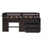 Lit mezzanine simple avec armoire et tablette -968270624
