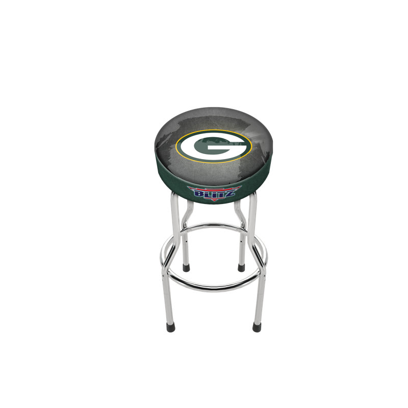 Adjustable Height Stool, Green Bay Packers