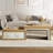 Extendable Coffee Table With 2 Drawers