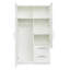 Armoire haute moderne, armoire de cuisine avec 2 portes et 2 tiroirs