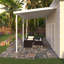 Auvent de patio en pente blanc-24737633