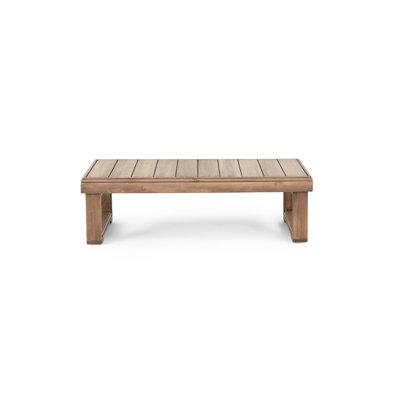 Akono Solid Wood Coffee Table for Outdoor, Patio Table by Lark Manor