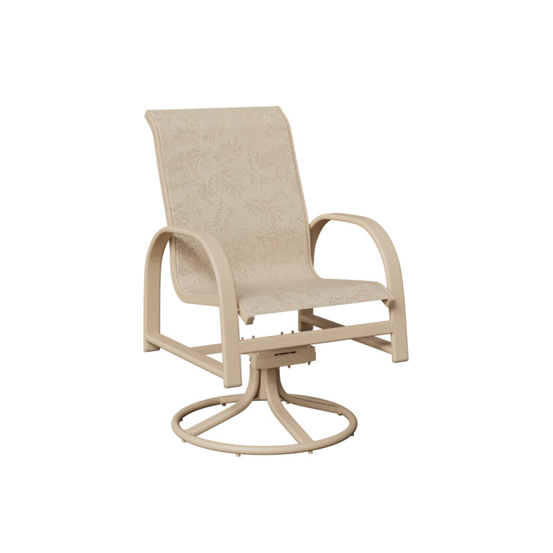 Chaise berçante berçante pivotante Berlin Gardens, Feuillage tropical, Luna multicolore