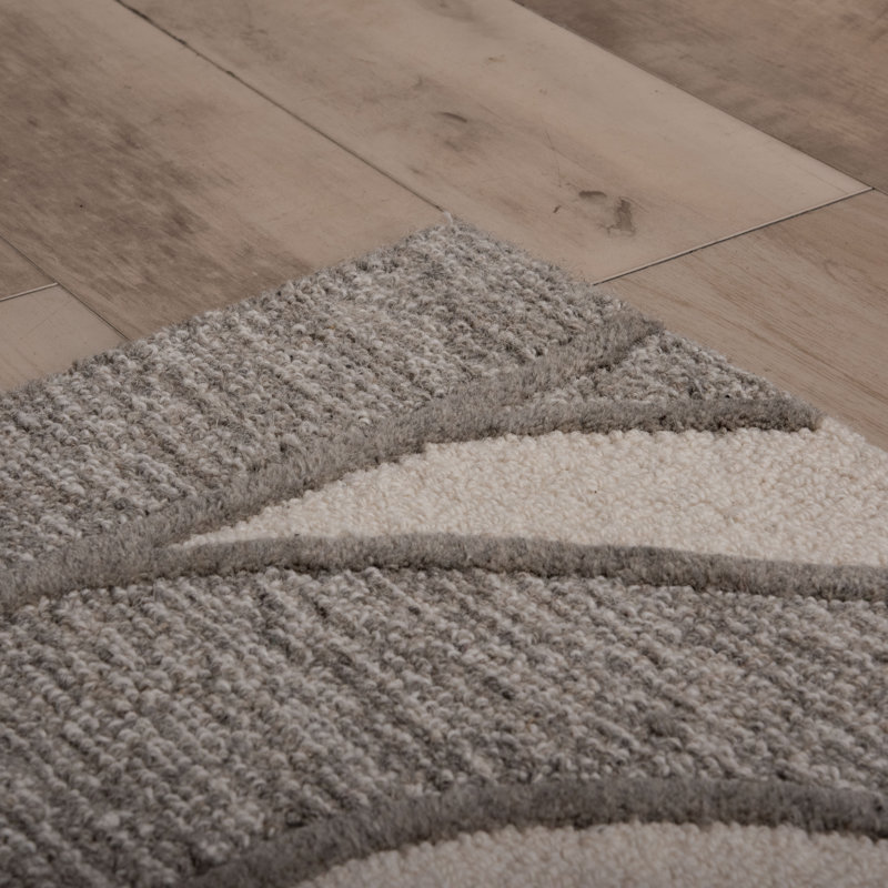 Tapis 100% laine touffeté à la main, Rectangle 5 pi x 7 pi 6 po