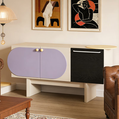 French Retro Light Luxury Style Sideboard