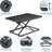 Tabletop Desk Riser - Height Adjustable Desk Converter  Laptop/Computer Cart Or Stand
