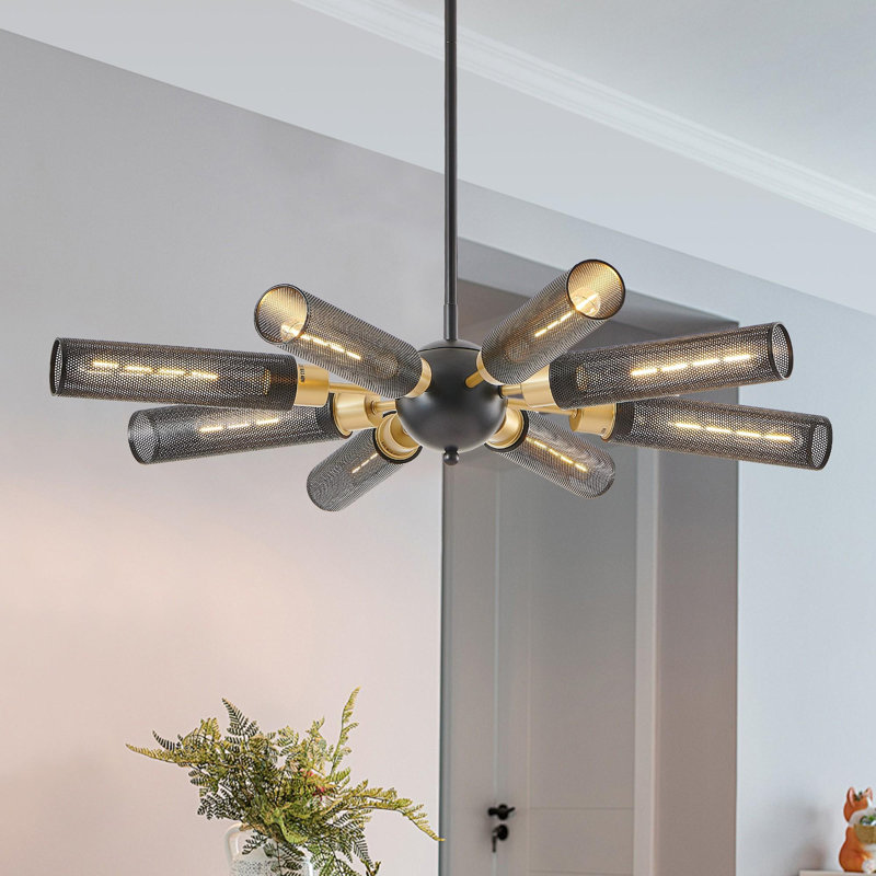 Lustre moderne de style industriel avec des matériaux de haute qualité pour la durabilité (ampoule non incluse)