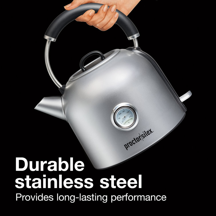 Proctor Silex 1.8 qt. Stainless Steel Electric tea Kettle & Reviews