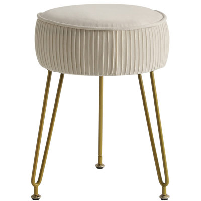 Nahiya Iron Accent Stool by Mercer41