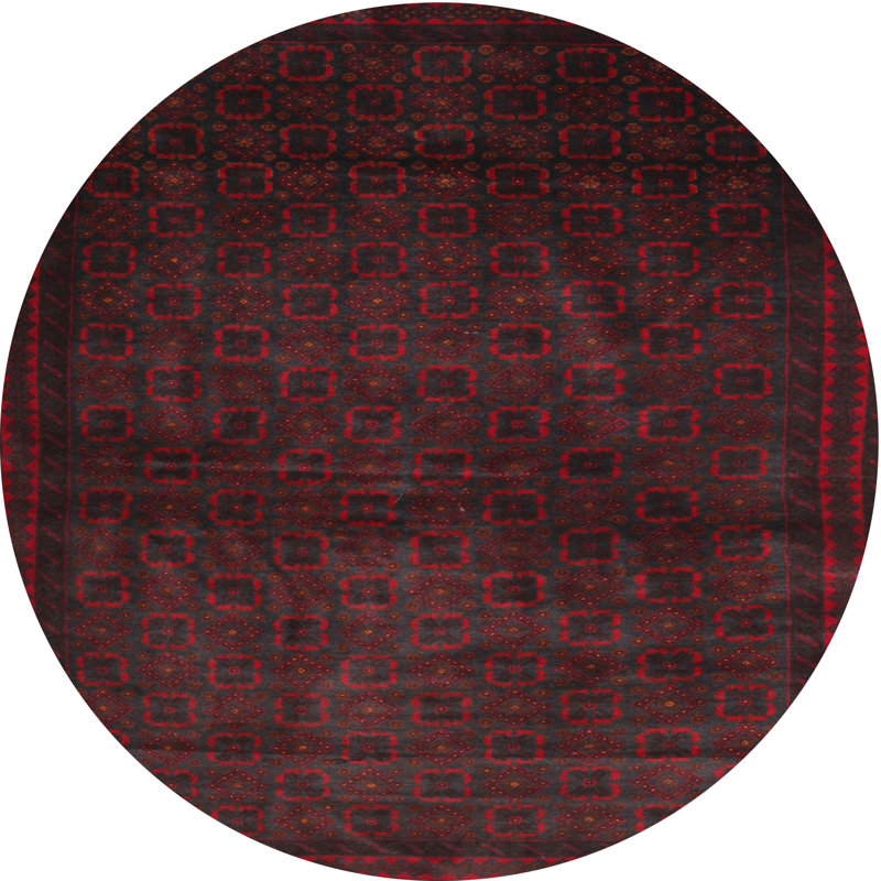 Tapis zone géométrique contemporaine, Rond 8 pi
