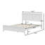 Base de lit en bois de pin blanc massif avec tête de lit, lit plateforme simple à profil bas avec rangement inférieur, pas de sommier tapissier et lattes en bois robustes, grand-812457420-810645048