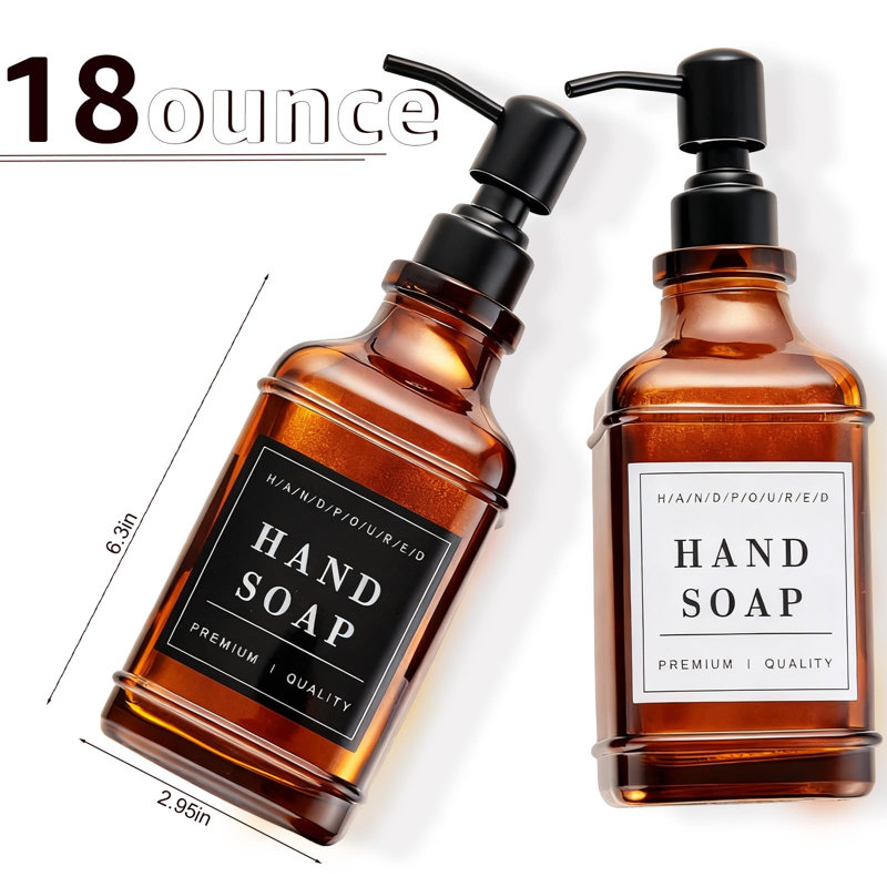 Distributeur de savon Amber Glass