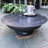Harrogate Steel Wood Burning Fire Pit with Lid