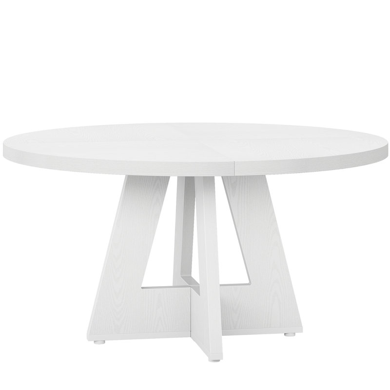 Table de salle à manger de 47 po Farmhouse, Blanc