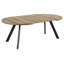 Lechiaro Extendable Round Metal Base Dining Table
