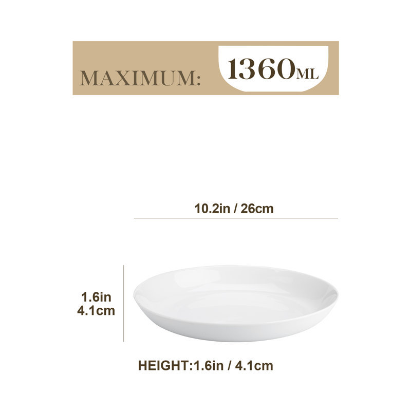 Cloud 1360ml Porcelain China Pasta Bowls