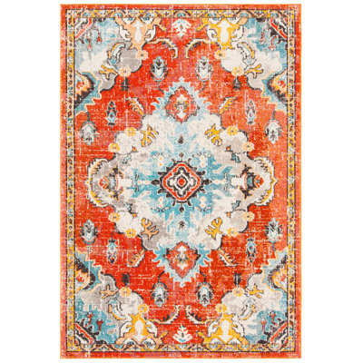 Tapis orange Kathryn